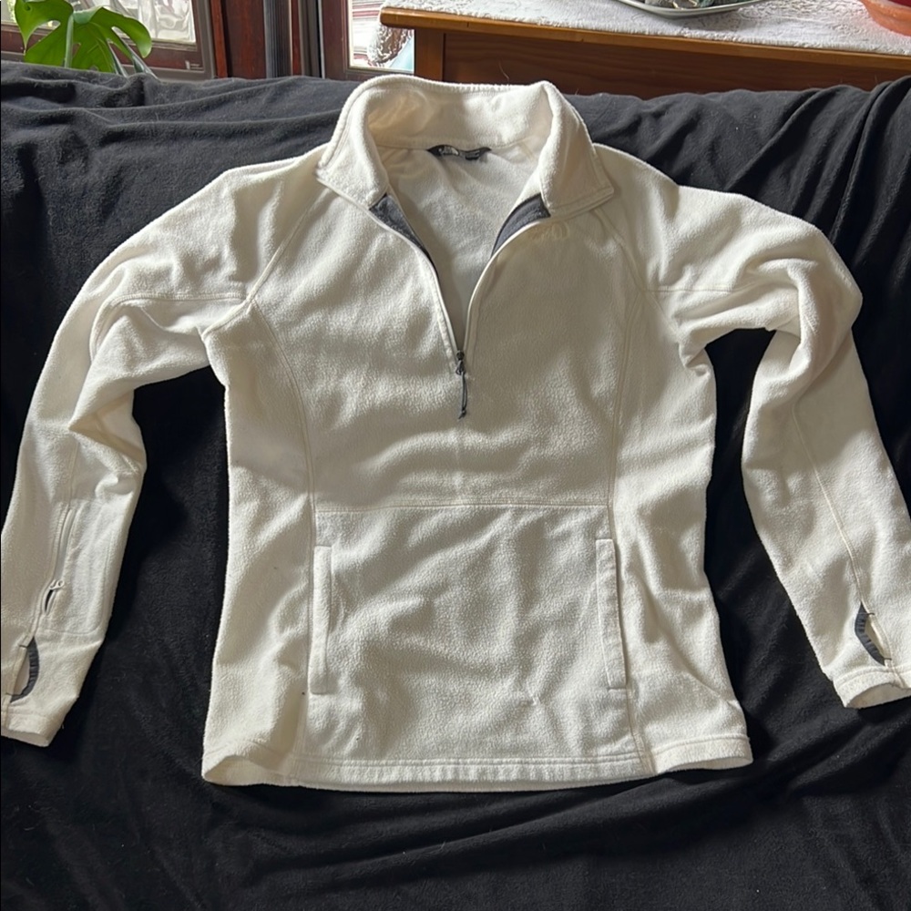 The North Face Women's White Fleece Sweater